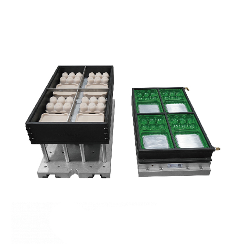 Molde de alumínio termoformante positivo e negativo