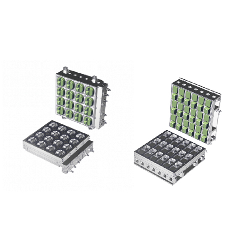 Molde de alumínio termoformante positivo e negativo