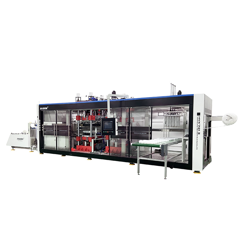 Hyx-7161 Pressão positiva e negativa totalmente automática 3 estações Máquina de termoforming